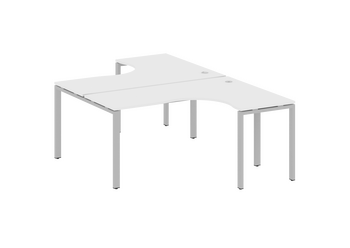 Стол- станция METALL SYSTEM криволинейная на О-образном м/к БО.РАС-СА-2.4  1600*2435*750